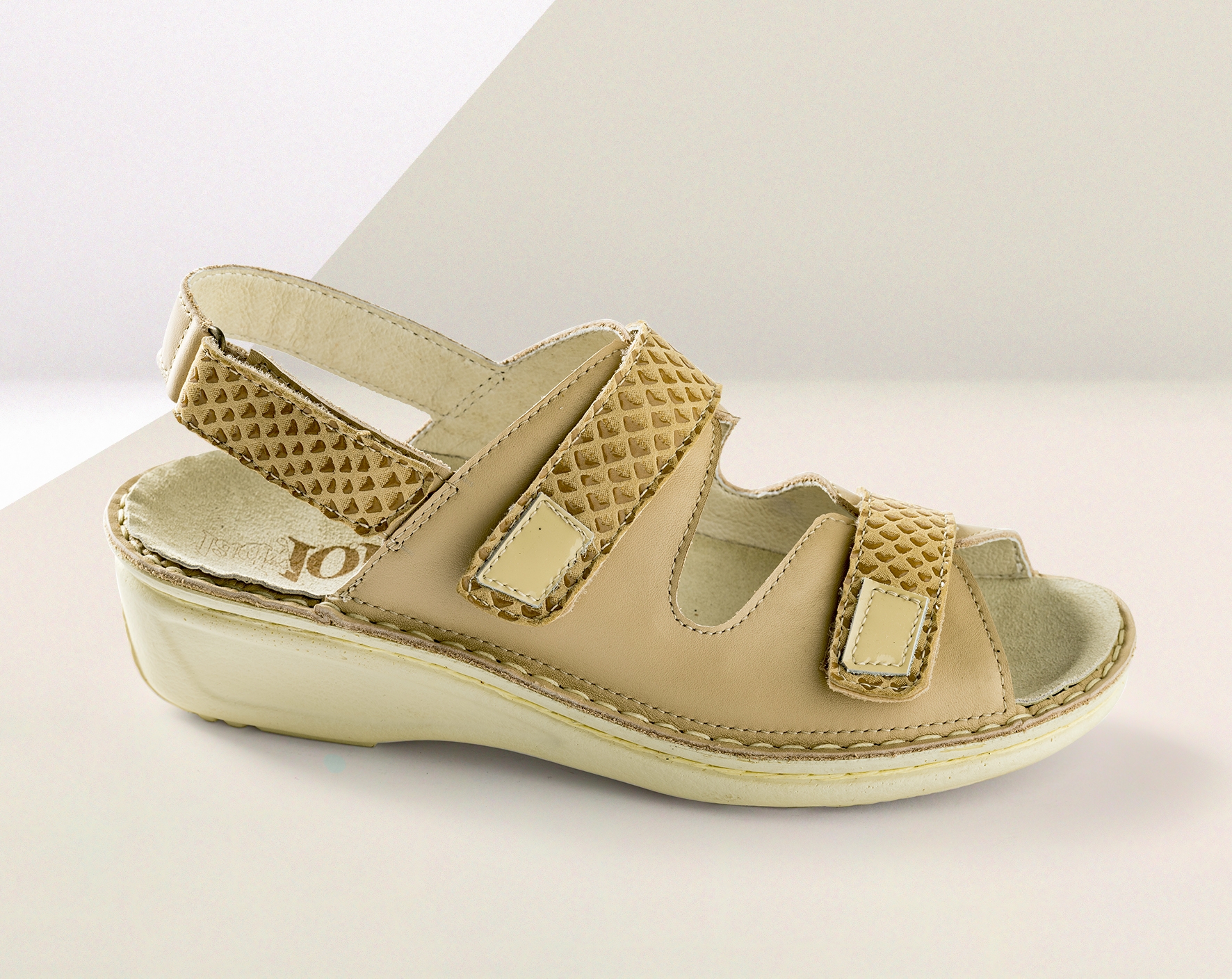 Bianca Vitello beige-frog beige
